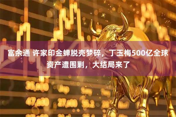 富余通 许家印金蝉脱壳梦碎，丁玉梅500亿全球资产遭围剿，大结局来了