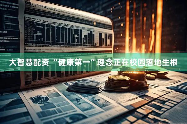 大智慧配资 “健康第一”理念正在校园落地生根