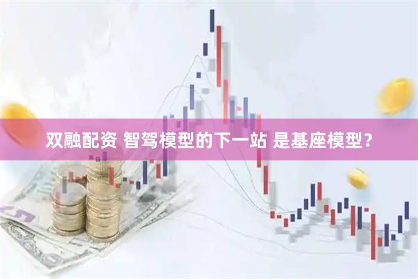 双融配资 智驾模型的下一站 是基座模型？